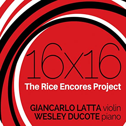 16x16 The Rice Encores Project album cover
